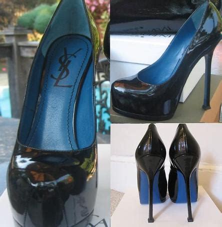 blue bottom heels ysl|YSL pumps and heels.